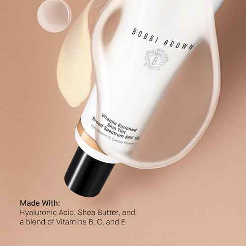 Bobbi Brown Vitamin Enriched Skin Tint SPF 15 | Broad Spectrum SPF Skin Tint | Hydrating Tinted Moisturizer | Vitamins B, C, & E, 1.7 Fl Oz