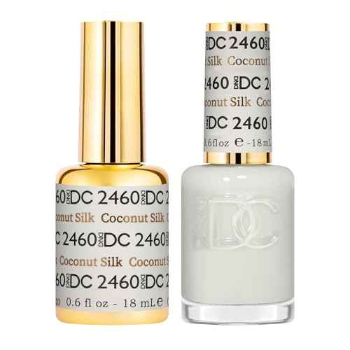 DND DC Gel Polish Set, Sheer Collection, UV Gel Polish and Air Dry Nail Lacquer, Matching Chip-Free Polish Duo, 0.5 Fl Oz Each