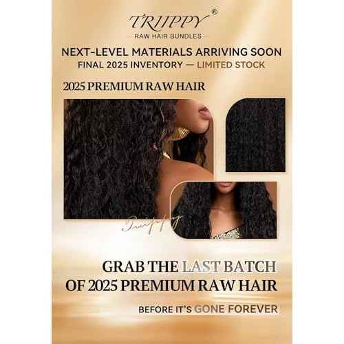 TRIIPPY Water Wave Bundles Human Hair,Curly Single Bundle by 100% Raw Cambodian Human Hair,Triple The Lifespan Over Regular Virgin Hair Bundle,No.1 Raw Hair Brand On Amazon(16 Inch,Natural Color)