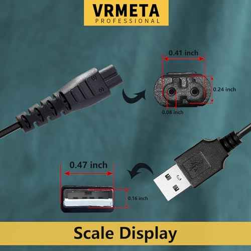 Universal Power Charger Cord for Remington Electric Shaver and Remington XR7000 HC4250 Shaver