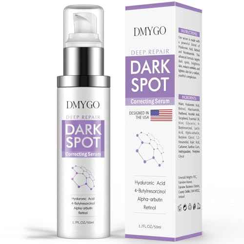 Dark Spot Remover for Face, Dark Spot Corrector for Age Spot Sun Spot Brown Spot Melasma Uneven Skin Tone, with Vitamin C and Hyaluronic Acid for Women and Men, 1.7 FL OZ