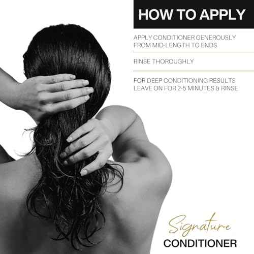 Cristian Rovere - Signature Conditioner - Infused With Collagen, Acai Extract & Organic Argan Oil - Sulfate Free & Paraben Free for All Hair Types - Moisturizing Conditioner - 10 Fl Oz
