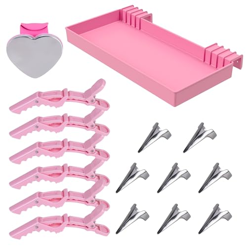 Braiding Rack Tray and Tools Set, Compatible with Yumkfoi Braiding Hair Rack, Making All the Tools Accessable, Save Your Time