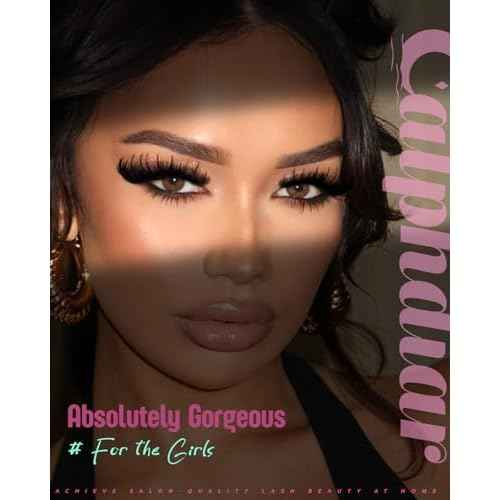 Spikes Eyelash Clusters Volume Lash Clusters Kit DIY Salon-Grade Lash Extensions Spiky Individual Lashes Extension Kit 12-21mm Cluster Eyelash Extensions Kit Manga Lashes Clusters with Bond and Seal
