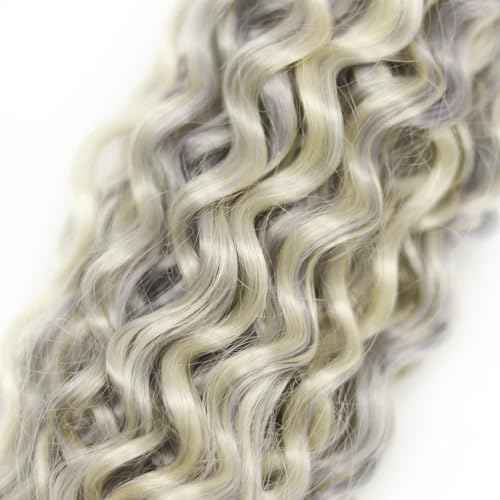 PGrey/613 Grey Bundles Human Hair Water Wave Bundles Human Hair 26 28 30 Inch Blonde Brazilian Hair 3 Bundle Unprocessed Virgin Remy Hair Extensions 50 Gram Per Bundle