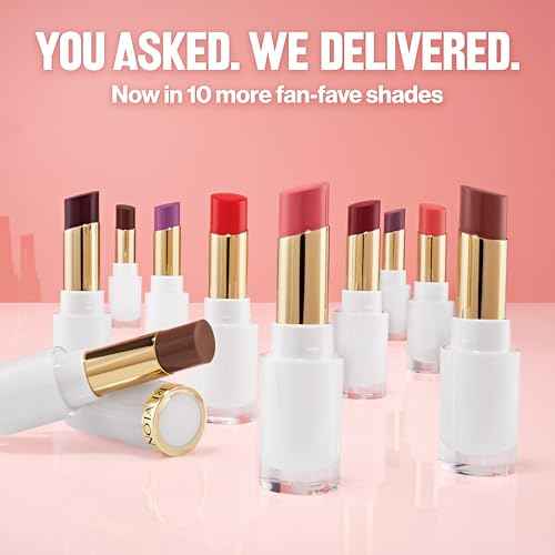 REVLON Super Lustrous Glass Shine Balm, Hydrating Tinted Lipstick, Sheer, Glossy Shiny Finish, 008 Rum Raisin, 0.11 oz