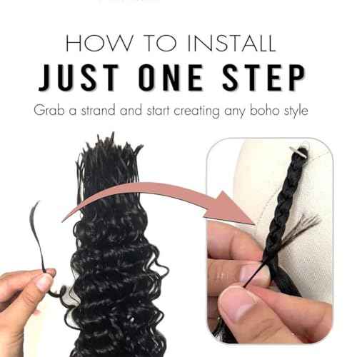 Pre Divided Bulk Human Hair for Boho Braids Deep Wave Bundles for Briding Brazilian Virgin Human Hair Curly Bulk Crochet Hair No Weft Extensions for Black Women 20Inch 640 Roots 200g
