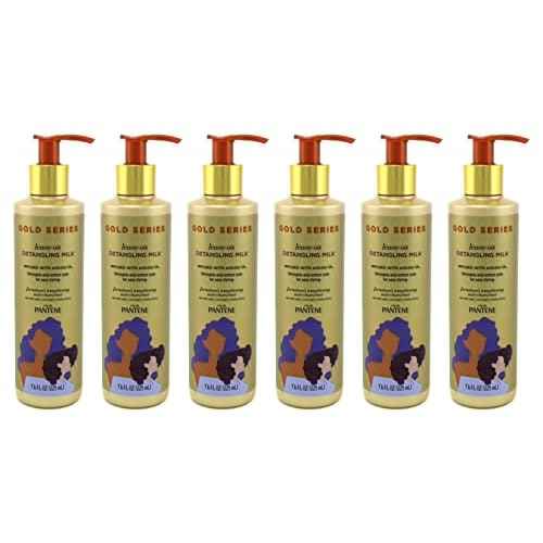 Pantene Gold Series Leave-In Detangling Milk 7.6 Ounce (Pack of 6)