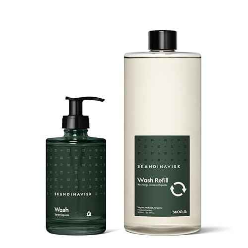Skandinavisk SKOG ¡®Forest¡¯ Hand & Body Wash Refill, Scent Notes: Pine Needles and Fir Cones, Birch Sap and Woodland Lily of the Valley, 33.81 fl. oz.