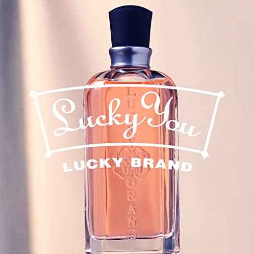 Lucky Brand Lucky You Perfume for Women, Eau De Toilette Day or Night Spray with Fresh Flower Citrus Scent, 3.4 fl oz