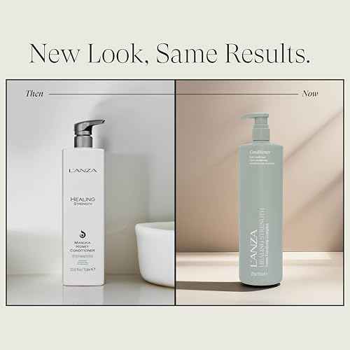 L'ANZA Healing Strength Conditioner, Anti Aging Daily Conditioner, Strengthens & Repairs Damaged Hair, Moisturizes, Detangles, Adds Shine, Color Safe, Anti-Humidity, Sulfate Free