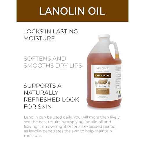 velona Lanolin Oil USP Grade 64 fl oz | 100% Pure and Natural Carrier Oil | Refined, Cold pressed | Skin, Hair, Body & Face Moisturizing | Use Today - Enjoy Results¡¦