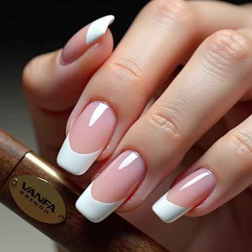 Vanfa French Brush for Nails, Clean up brush for Gel Nail Polish F16