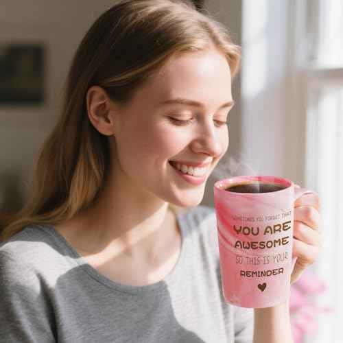 Birthday Gifts for Women, Mom, Sister, Friend: Unique Pink Self Care Spa Relaxation Baskets Set, Christmas, Holiday, Valentines Day Presents for Her, Girlfriend, Grandma, Wife, Bestie, Coworkers