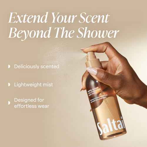 Saltair Body Mist 2 Pack - Fine Fragrance, Lightweight Body Spray Mist with Santal Bloom Scent. Long Lasting Perfume Mist. 2x 8oz Bottles