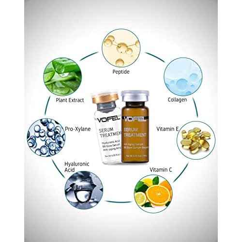 Anti Aging Serum Hyaluronic Acid Serum For Face BB Glow Starter Kit Serum Ampoules for Skin Treatment Kit 0.35 oz 8 Vials