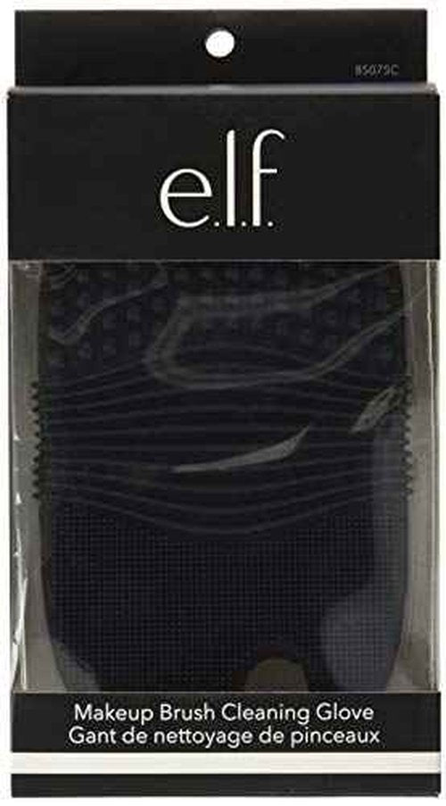 e.l.f. Makeup Brush Cleaning Glove, Black, 5.3 Ounce