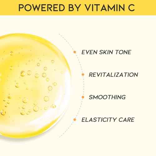 #OOTD Vitamin C Revitalizing Hydrating Sheet Mask (10pcs) - Face Mask Korean Skincare Facial Sheet Masks for Even-Looking Skin Tone & Radiance