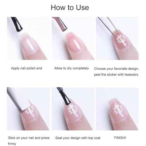5D Embossed Pink Nail Stickers for Nail Art Cake Strawberry Bow Nail Art Stickers Nail Decals Self Adhesive Cute Nails Design Manicure Supplies Charm for Women Nails Decorations