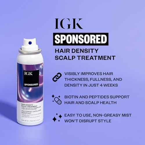 IGK Sponsored - Scalp Treatment for Hair Growth ? Hair Thickening Serum for Women ? Promotes Fuller, Thicker Hair ? Scalp Serum for Hair Density and Thinning - 2.1oz
