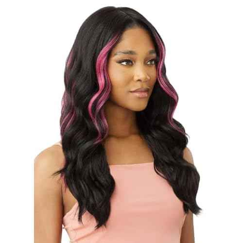 Outre Lace Front Wig - Perfect Hair Line 13X6 - Jaina (DRST BLACK PINK)