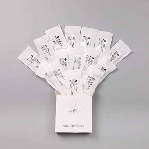 Charme Princesse Wireless Permanent Machine Makeup with 15pcs Needles Cartridges 5w Motor Tattoo Machine for Shading Eyeliner Lip Rose Golden EMK403-4