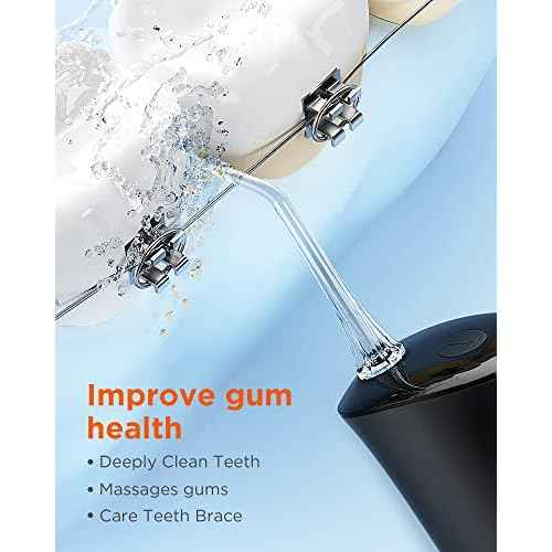 Bitvae C5/C6 Water Flosser Replacement Tips for Teeth Cleaning, Standard Water Dental Flosser Jet Tips, 4 Pieces