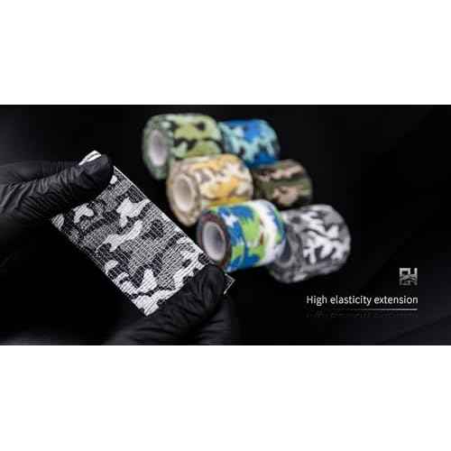 Grip Tape 12Pcs Self-Adhesive Bandage Cohesive Elastic Wrap for Tattoo Pen Machine Accessories