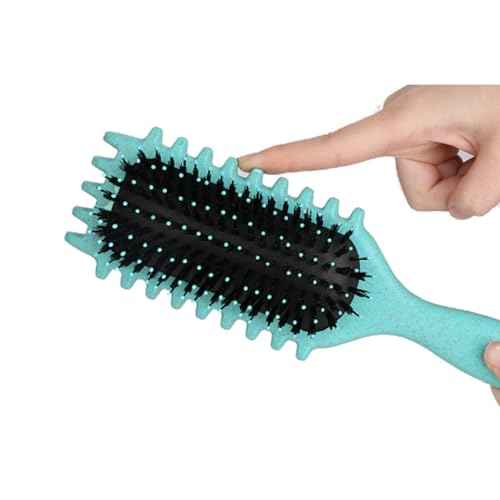 Green 1 PS, Curly Hair Brush and Styling Brush for women and men, fitting all hair style.