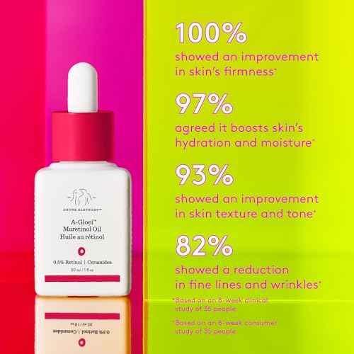 Drunk Elephant A-Gloei Maretinol Oil - 30 ml/1 fl oz - Gentle 0.5% Retinol Face Oil - Clean Clinical Skincare - Cruelty-Free - Free of Essential Oils, Silicones, and Fragrance