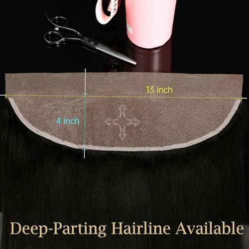 Knots Bleached CindiRiver 13x4 HD Lace Frontal - Pre Plucked Body Wave Virgin Human Hair With Invisible Real HD Lace, Natural Hairline Lace Frontal Only