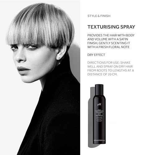 pH PURE HAIR Texturizing Spray for Extra Volume - Matte Finish Hair Spray for Fine & Thin Hair, Refreshes Strands with No Residue, Sulfate & Paraben Free, Floral Scent - 10.14 Oz