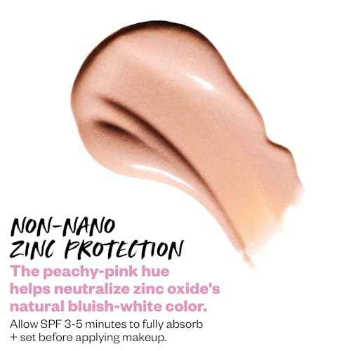 Kosas DreamBeam Mineral Sunscreen SPF 40 - Smooth Liquid Sun Protection for Face - Lightweight Makeup Base w/Hyaluronic Acid, Ceramides & Peptides - Subtle Radiant Finish, Original, 40 ml