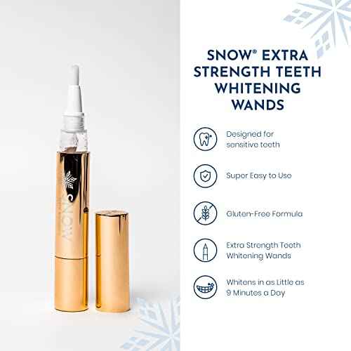 Snow Extra-Strength Teeth Whitening Serum - Oral Care Teeth Whitener Pen - Whitening Pen for Stain Removal & Whiter Teeth - Tooth Whitener with Potassium Nitrate and Hydroxyapatite - 1 Pack