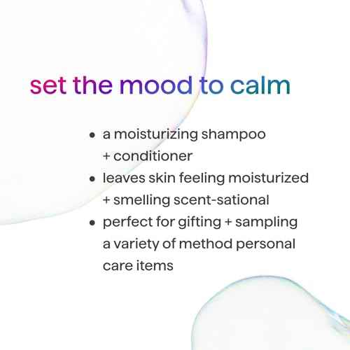 Method Body Wash and Hair Care Gift Set, Simply Nourish, 3.4 oz Travel Size Bottles