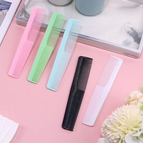 Hipruict Individually Wrap Combs,50 Pack Combs in Bulk,5 Colours Sturdy Abs,Sparse and Dense 2 Heads,Disposable Combs,Suitable for Hotels,Beauty Salons,Welfare Homes,Giving to Homeless(50 pack)