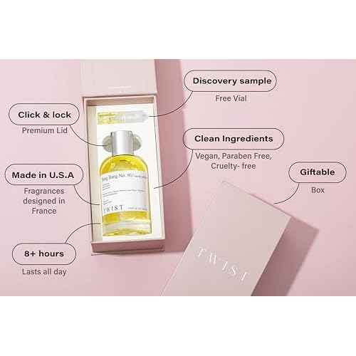 Twist Bang Bang No. 91 Inspired by Juliette Has a G- Not A Perfume, Long Lasting Perfume For Women, Paraben Free, Vegan, Clean Ingredients, Fragrance - Spray 100 ml | 3.4 fl. oz.