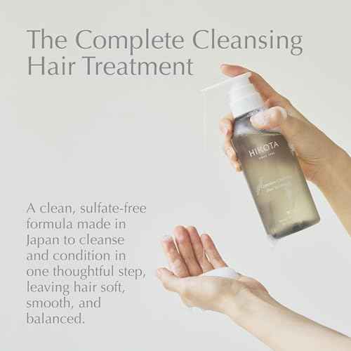 HIKOTA Complete Cleansing Hair Treatment - Sulfate-free 2-in-1 Shampoo and Conditioner with Amino Acid to Repair and Hydrate - 10.1 oz