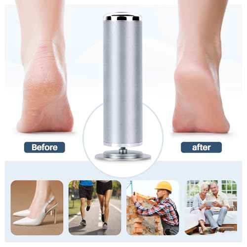 Electric Foot File Remover Callus: Profesional Pedicure Tool for Foot Sander - Summer Adjustable Speed Feet File Grinder for Skin and Calluses - 60 Pcs Replacement Sandpaper Disk for Home Spa Salon