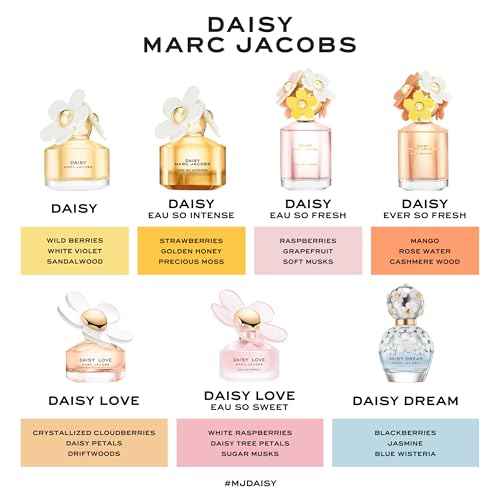 Marc Jacobs Daisy Love Eau de Toilette ? Sweet Floral Women's Perfume ? With Notes of Crystallized Cloudberries, Daisy Petals & Driftwoods