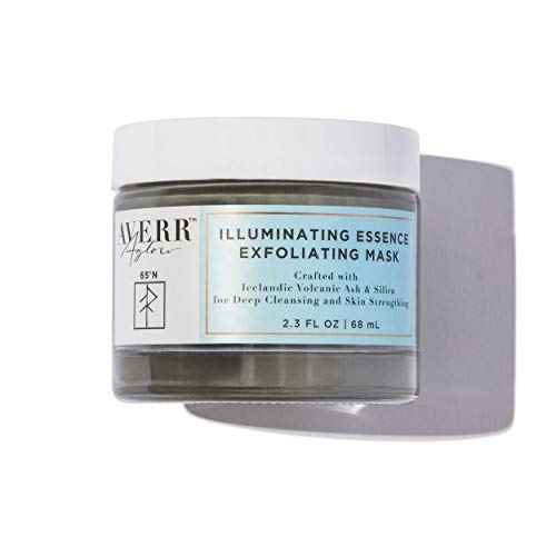 Averr Aglow Illuminating Essence Exfoliating Mask, Peel Dead Skin, Acne, Dark Pores Minimizer, Natural Solution Facial Mask Skin Care, Hydrating Face Treatment