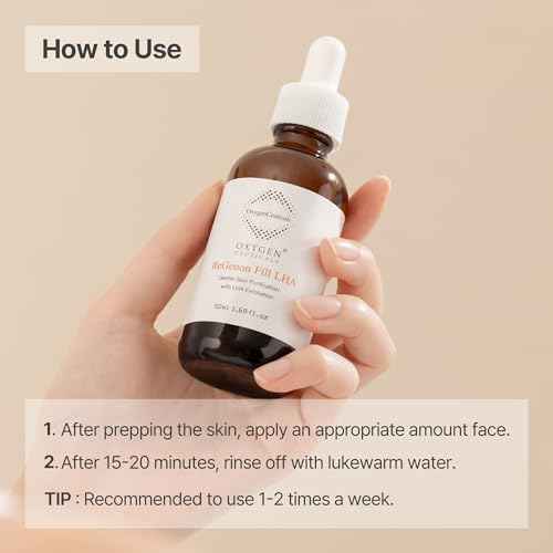 OxygenCeuticals ReGenon Fill LHA ? Gentle LHA Exfoliating Serum with 0.7% Capryloyl Salicylic Acid & Idebenone, Brightening & Antioxidant Peel for Sensitive Skin. 1.69 fl.oz (50ml)