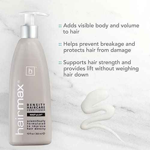 Hairmax Density Haircare Shampoo, Conditioner & Booster Set - For Thinning Hair - Supports Hair Density - Invigorates Hair & Scalp - For Men & Women - 10 fl oz (2 Bottles) & 4 fl oz (1 Bottle)