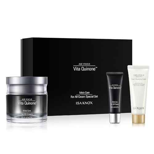 ISA KNOX Age Focus Mela Care Cream Set (3.7fl oz) - Dark Spot Moisturizer by LG Beauty. Niacinamide, Collagen, Vitamin B12, Vitamin C Derivatives.