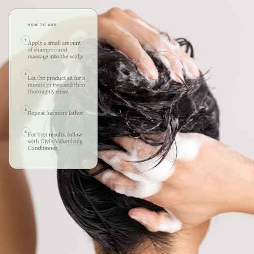 Divi Volumizing Shampoo for Women and Men - Lightweight Volume Shampoo for Fine Hair - Formulated to Cleanse, Nourish and Balance the Scalp