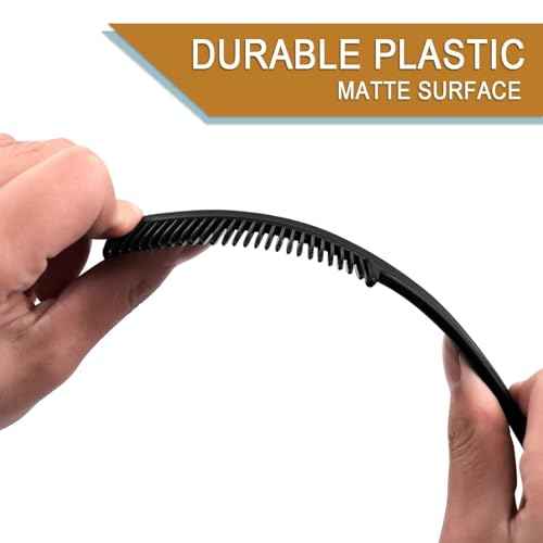 50 pcs Combs In Bulk Individually Wrapped, Colorful Hair Combs, Bulk Combs For Homeless Individually Wrapped For Women,Kids,Hotel,Airbnb,Shelter,Homeless(black,yellow,pink,blue,purple)