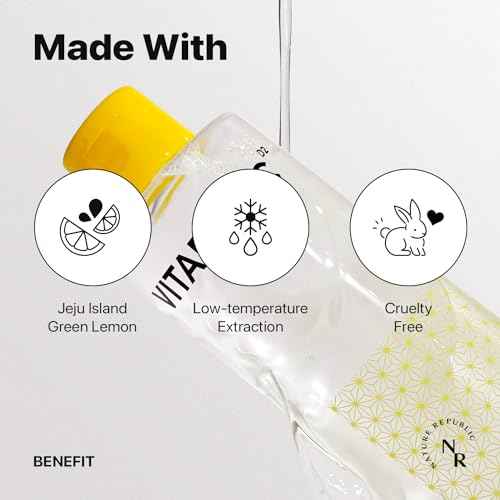 Nature Republic Vitapair C Glow Facial Toner - Vitamin Toners for Face, Hydrating Skin Care for Women, Niacinamide Korean Skincare, Clean Clear Moisturizing, Gentle Natural Beauty, 300ml / 10.15 fl oz