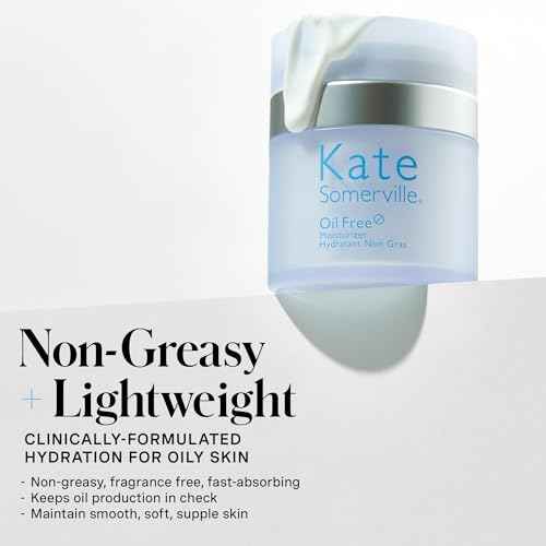Kate Somerville Oil Free Moisturizer ? Clinically Formulated Face Cream for Oily Skin, Lightweight, and Hydrating Daily Oil Control, 1.7 Fl Oz