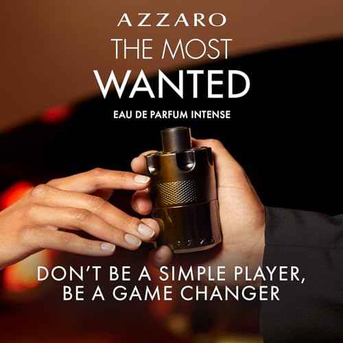 Azzaro The Most Wanted Eau de Parfum Intense - Woody & Seductive Mens Cologne - Foug?re, Ambery & Spicy Fragrance for Date Night - Lasting Wear - Luxury Perfumes for Men