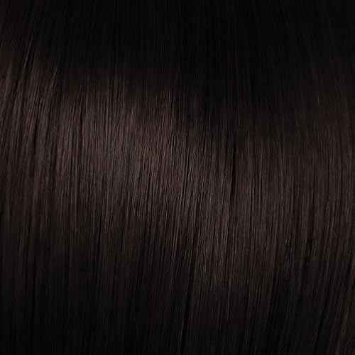 Hairuwear Hairdo Seriously Sleek Bob Chin-Length Straight Stylish Wig, Average Cap, R4 Midnight Brown